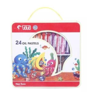 24 Pcs TiTi Oil Pastel Color Set for Kids and Artists | By Stationery BD