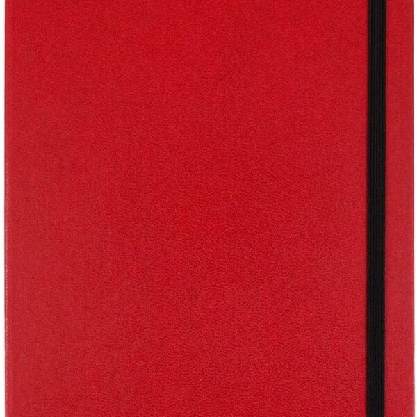 Daily Journal Sketchbook - Red Hardcover Notebook with Elastic Band | By Stationery BD - Image 2