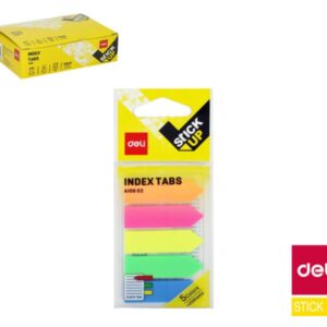 product-grid-gallery-item Deli EA10602 Index Tabs - Colorful Fluorescent Page Markers | By Stationery BD