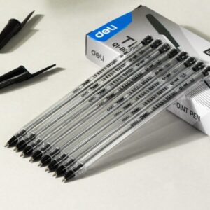 product-grid-gallery-item Deli EQ1-BK Ball Point Pen (Pack of 12) - Smooth Writing Black Ink Pens | By Stationery BD