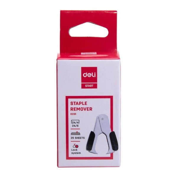 Deli-E0231-Steel-Jaw-Staple-Pin-Remover-Black