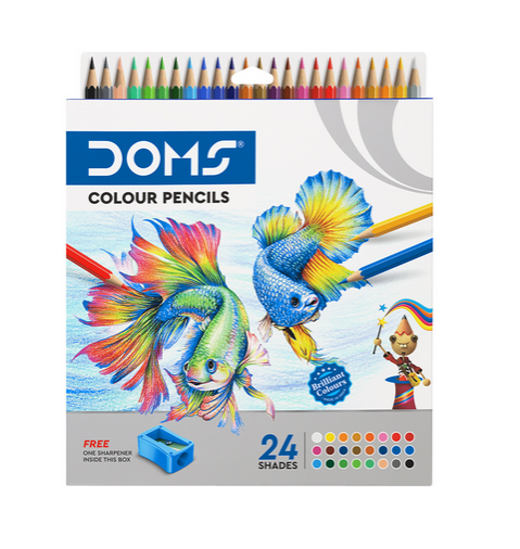 DOMS-Premium-Color-Pencils-24-Shades-Full-Size-Box