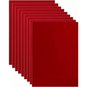 Hand Made Red color Water color Art card 300 A4 size 10 Pcs Perfect for Acrylic water and gouache paint
