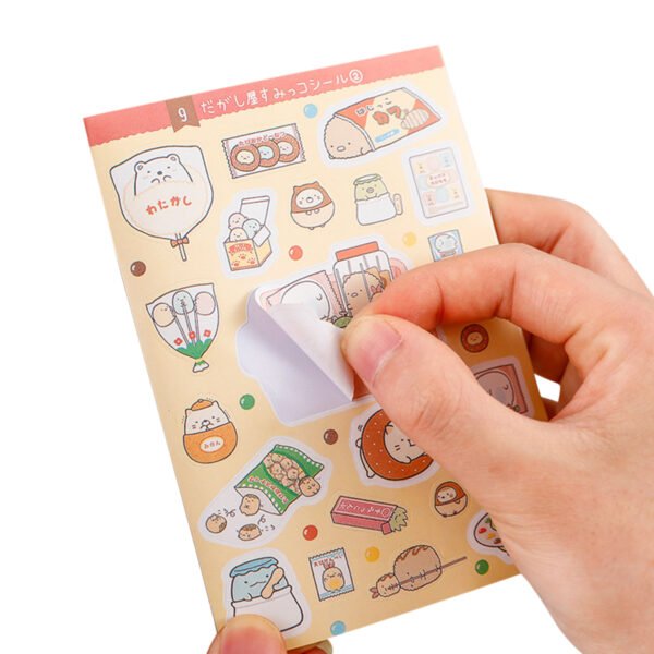 Kawaii Cute Cartoon Sticker Book Creative Hand tattoo stickers Account Decoration DIY Material Stickers aesthetic
