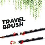 1 Pc Paint Brushes Travel Watercolor Brush with Reversible Cap Premium Fine Paint Brush for Watercolor, Gouache, Acrylic, Pocket Brush - Brush No.2