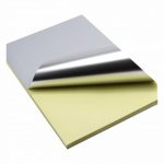 10 Sheets A4 size Glossy Silver sticker