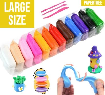 12 Colors Soft Super Light Clay Modeling Air Dry Clay For DIY Handmade Toys