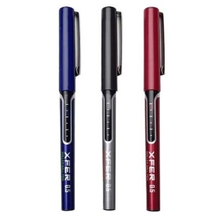 1Pcs Deli S657 Roller Gel Pen 0.5mm - Red