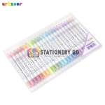 24 Pcs Color ful Milk-Liner Highlighters Double Sided Writing for Office and School