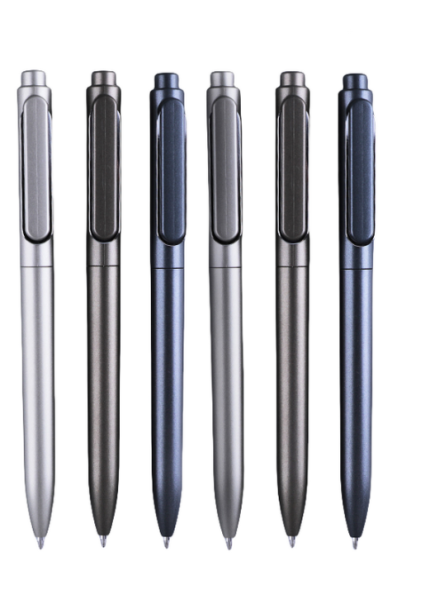 2Pcs Deli A13 High Quality Gel Pen Heavy Feel Business Office Press Pen Bullet Student Pen Refill Black Ballpoint 0.5mm