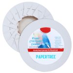 সাদা গোলাকার প্রিমিয়াম ক্যানভাস 4 ইঞ্চি