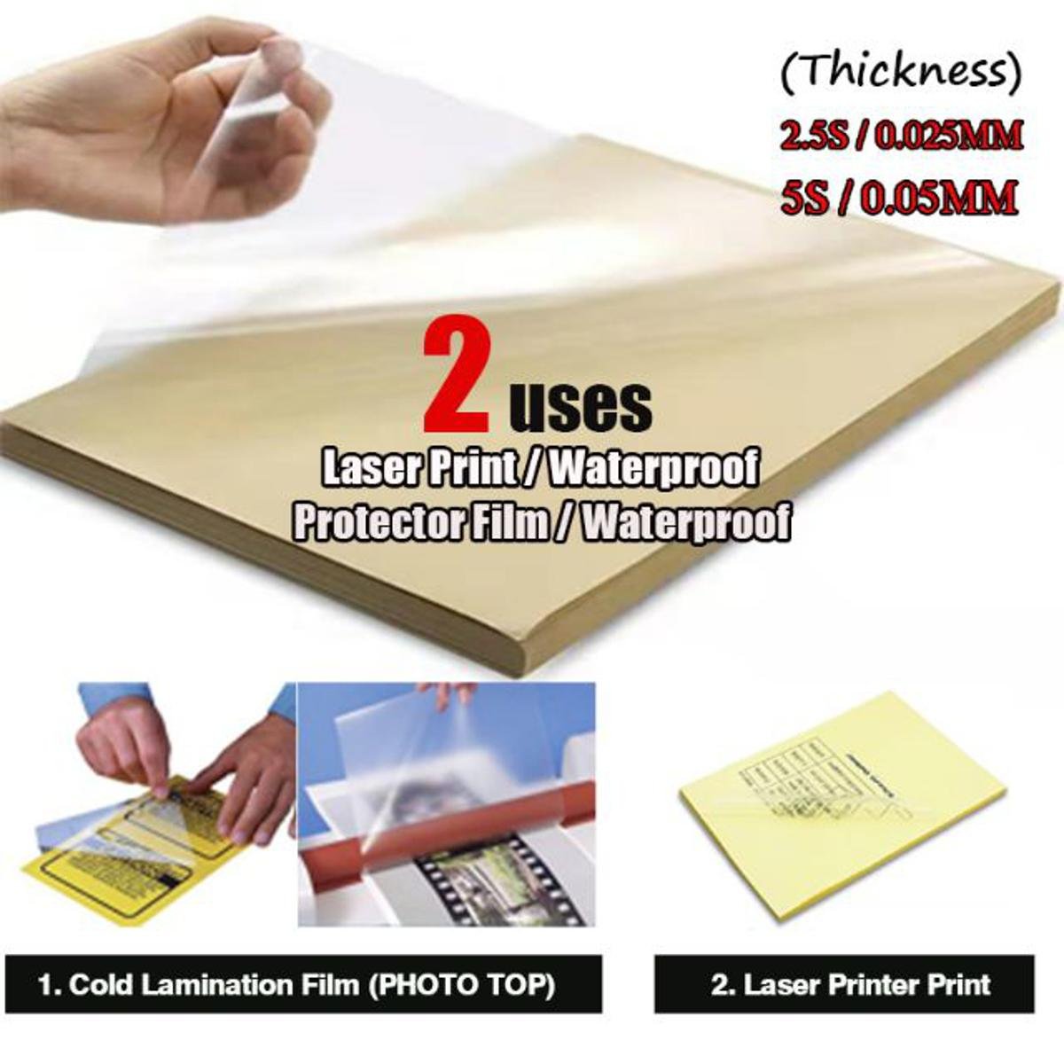 50 Sheets A4 Transparent Clear Sticker Paper for Laserjet Inkjet Transparent Glossy Waterproof Label Strong Adhesive sticker paper 50 Sheets A4 Transparent Clear Sticker Paper for Laserjet Inkjet Transparent Glossy Waterproof Label Strong Adhesive sticker paper