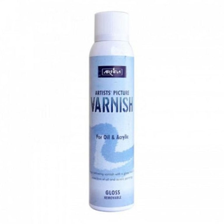 Afrina Artist'S Picture Varnish Spray for Acrylic and Oil 200 ml