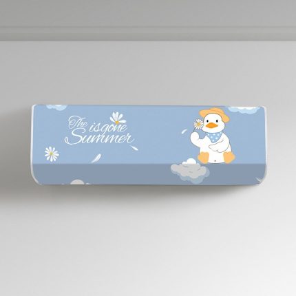 Air Conditioner Dust Cover All-Inclusive Bedroom Hanging Indoor Dust-Proof Peva Protective Cover Cloth Waterproof (1-1.5 Ton) D-6