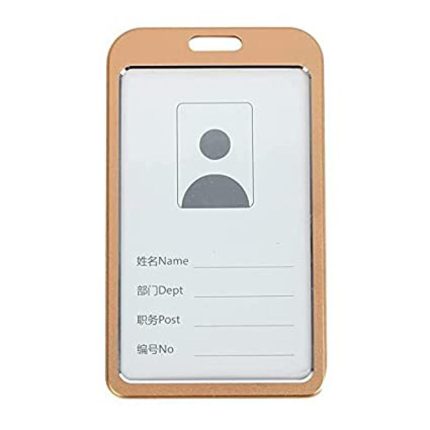 Aluminum ID Card Holder-GOLDEN