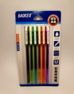 Baoke Multicolor Gel pen 6 pcs set