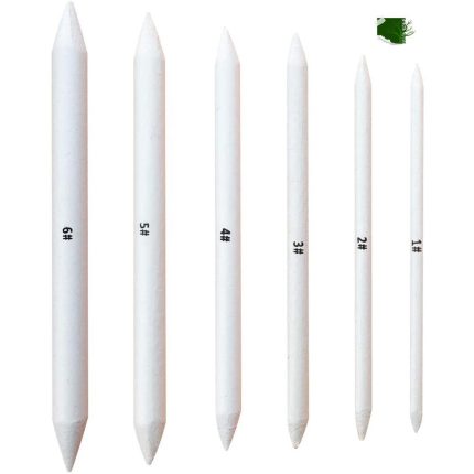 Blending Stumps and Tortillions, Sketch Drawing Tools, Paper Art Blenders for Student Sketch Drawing 6 Pcs