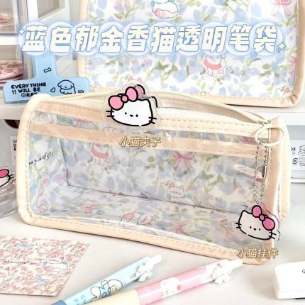 Blue Tulip Large Capacity Pencil Bag High-Value Waterproof Stationery Bag
