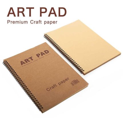 Brown Craft Paper Art Pad A4 Size ● Good for Quick Sketching and Drawing with Pencils, Pastels, and Charcoal.