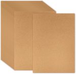 Brown Printable Card Business Cards Perforated Card Stock Paper Pack of 10 Pcs A4 Size