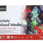 BRUSTRO Artists Mixed Media Glued Pad 250 GSM A4-20 Sheets