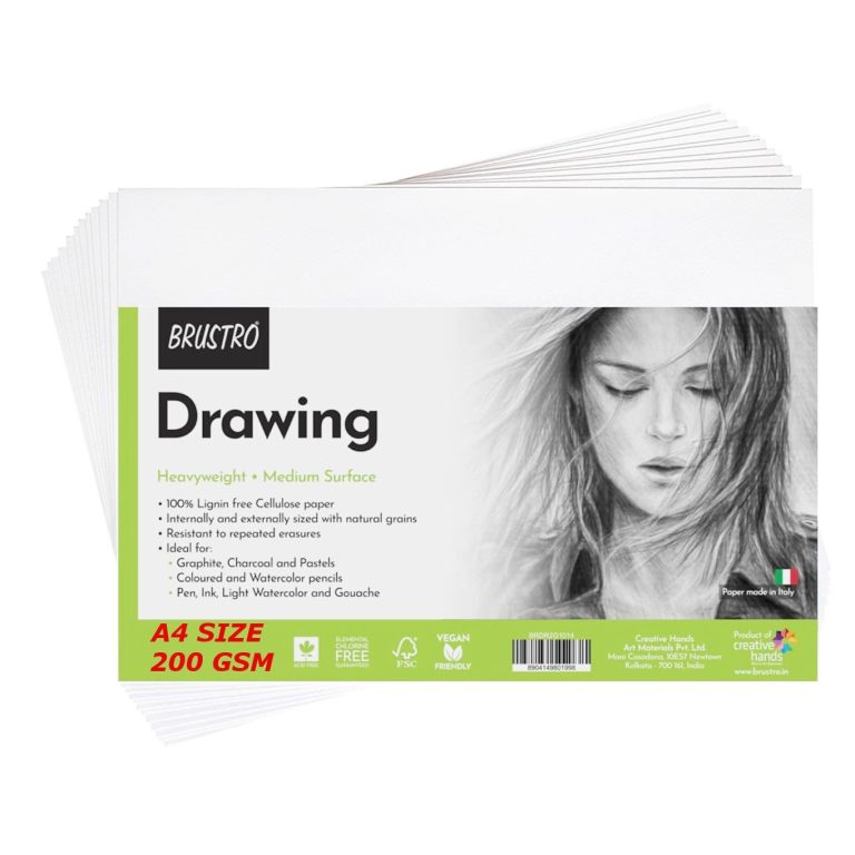 Brustro Drawing Paper A4 - 24 Sheets 200gsm