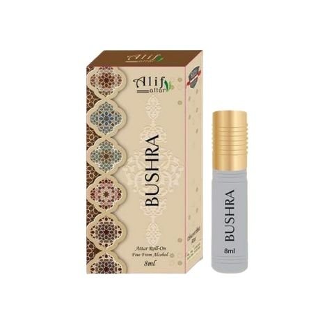 BUSHRA Long Lasting Roll On Non Alcoholic Perfume - 8ml