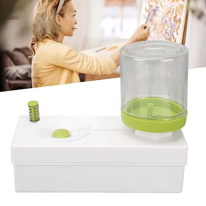 CABINCLUB Paint Brush Cleaner Easy Cleaning Basin Paintbrush Washing Tool Brush Rinser Green