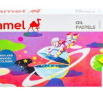 Camlin Assorted Wax Oil Pastel Colour (12 Shades + 1 Scrapping Tool)