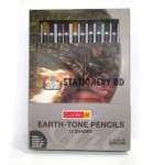 Camlin Earth Tone Water Soluble Pencils (Multicolor)