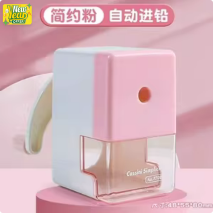 Cassini 7708 Student pencil sharpener hand-cranked automatic pencil sharpener labor-saving single-hole pencil sharpener stationery prizes