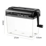 Cross-Border Manual Paper Shredder Office Household Manual Small Paper Shredding Tool Hand - Black