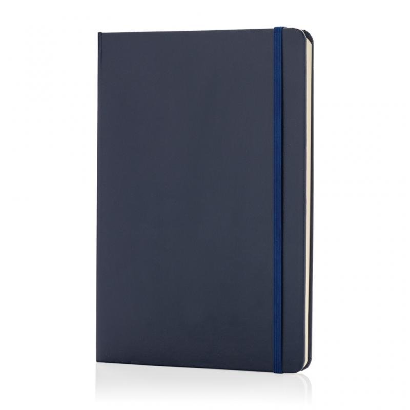 Daily Journal sketch Book Black Notebook with Elastic Band - Neavy Blue