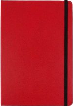 Daily Journal sketch Book Red Cover Notebook with Elastic Band