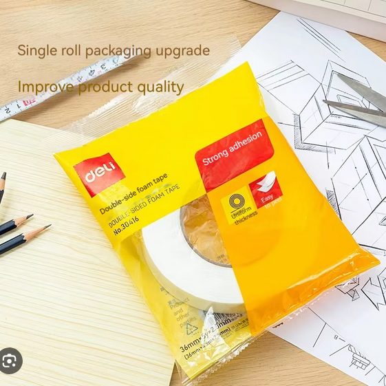 Deli 30416 Double sided Foam Tape - 5 yard