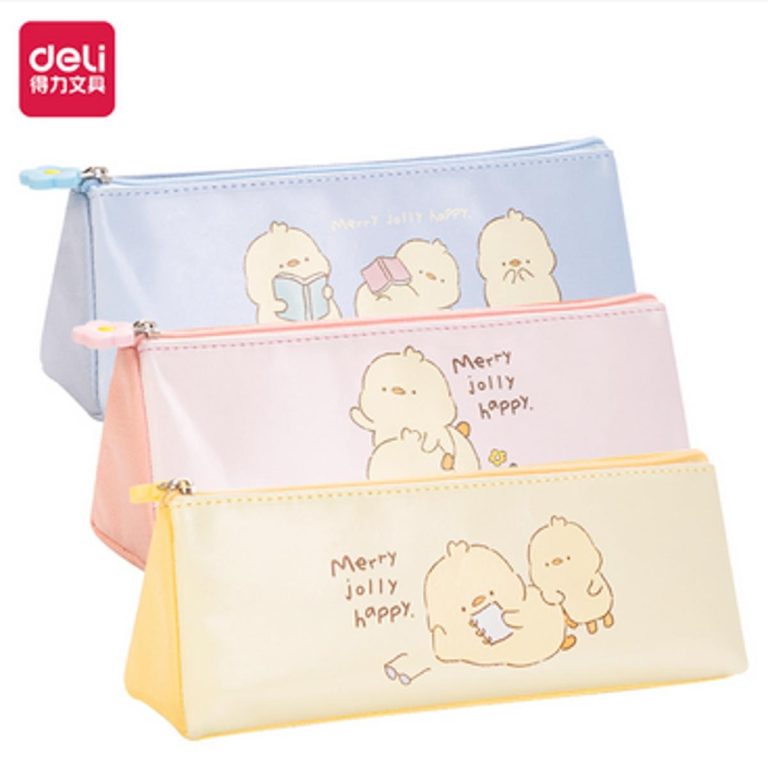 Deli 66966 Cute chicken triangular multi-purpose pencil case (mixed)
