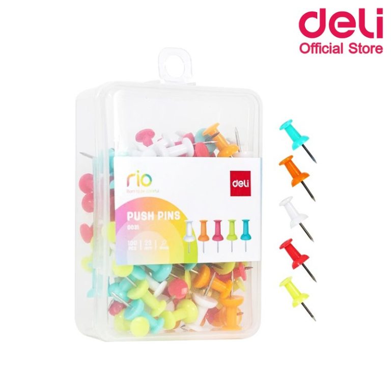 Deli E0031 Push Pin 100 Pcs