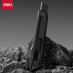 Deli E2001H Cutter and Durable Paper Cutter, Stainless Steel Utility Knife, Hand-pushed Knife for Cutting
