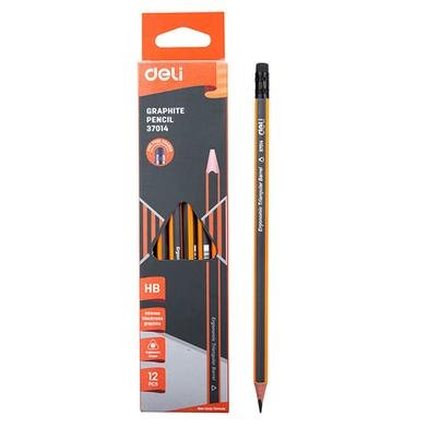 Deli E37014 Graphite Pencils for School 1 Box(12PCS)