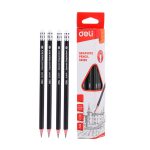 Deli E58100 Graphite Pencil Black Pencil HB