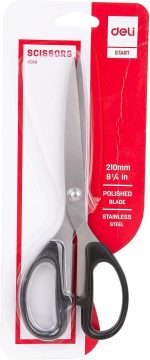 Deli E6010 Scissors Polished Blade For Improved Cutting