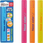 Deli E6206 Ruler 18cm Multicolor Set - Yellow
