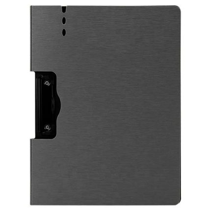Deli E64512 PP Foam Clip Board with Cover Horizontal -Double Part Clip Bord