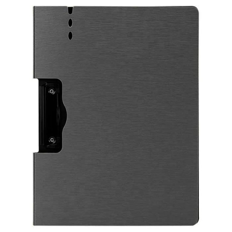 Deli E64512 PP Foam Clip Board with Cover Horizontal -Double Part Clip Bord
