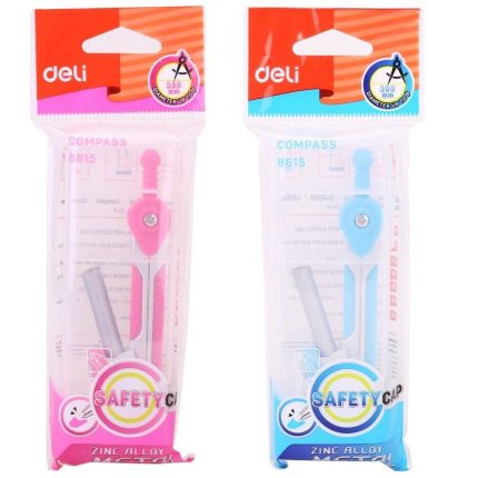 Deli E8615 Compass With Pencil (Assorted)