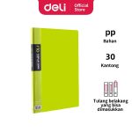 Deli EB01402 Display Book Clear Holder-Rio FC 60Pocket (Any color)