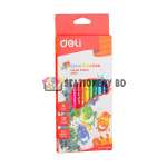 Deli EC00200 Rich Color Wooden Colored Pencil 12 colors