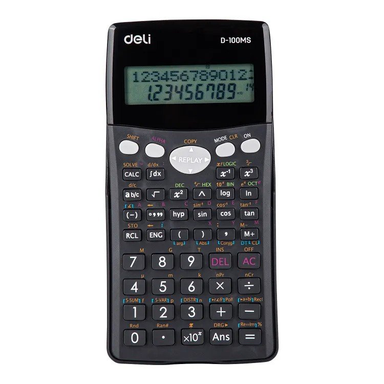 Deli ED-100MS Scientific Calculator 300 Functions Deli ED-100MS Scientific Calculator 300 Functions