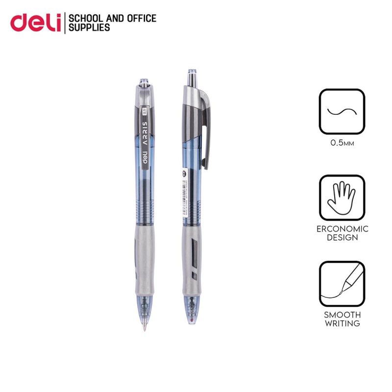 Deli EG08-BK Gel Pen Sign Pen 0.5mm Black 1 Pc