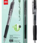 Deli EG087-Bk Lineum 0.7mm Gel Pen with bullet tip